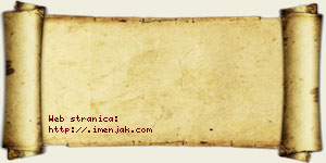 Zorana Gavranović vizit kartica